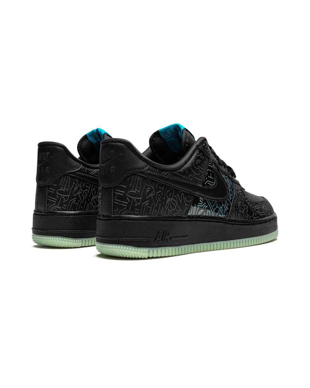 Nike Black Air Force 1 Low "Space Jam for men