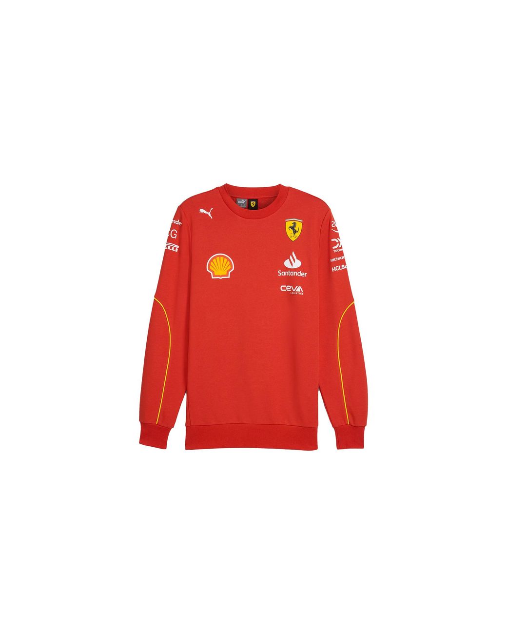 PUMA Red Sf Scuderia Ferrari Team Crew Neck Sweatshirt 763599 01" for men