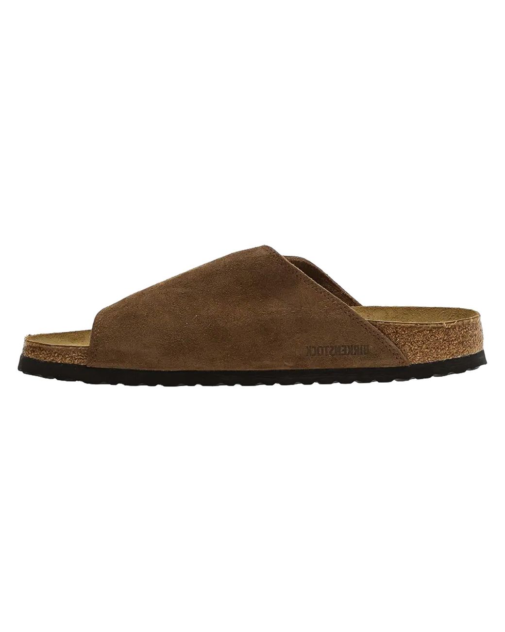 Birkenstock Brown Solana Suede Leather "Dark Tea for men
