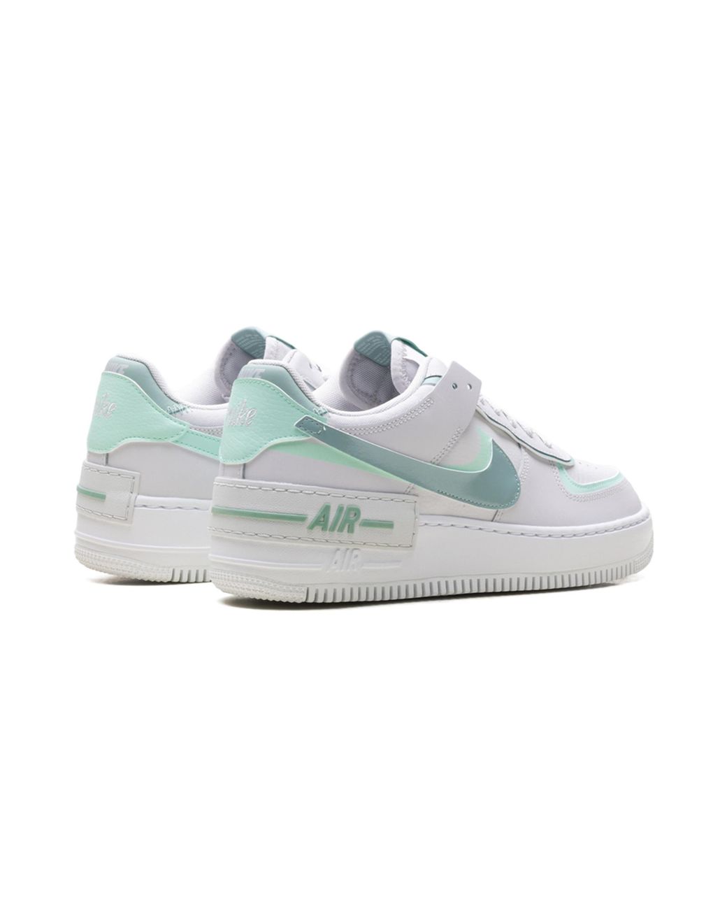 Nike Black Air Force 1 Shadow Low "Vast/Cannon Mint Foam" Ci0919 005"