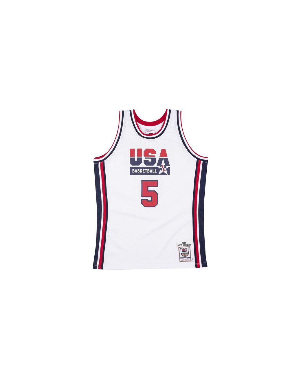 Mitchell & Ness Black Nba Authentic Jersey Usa 1992 David Robinson Ajy4Ac19084 Usawhit92Drb" for men