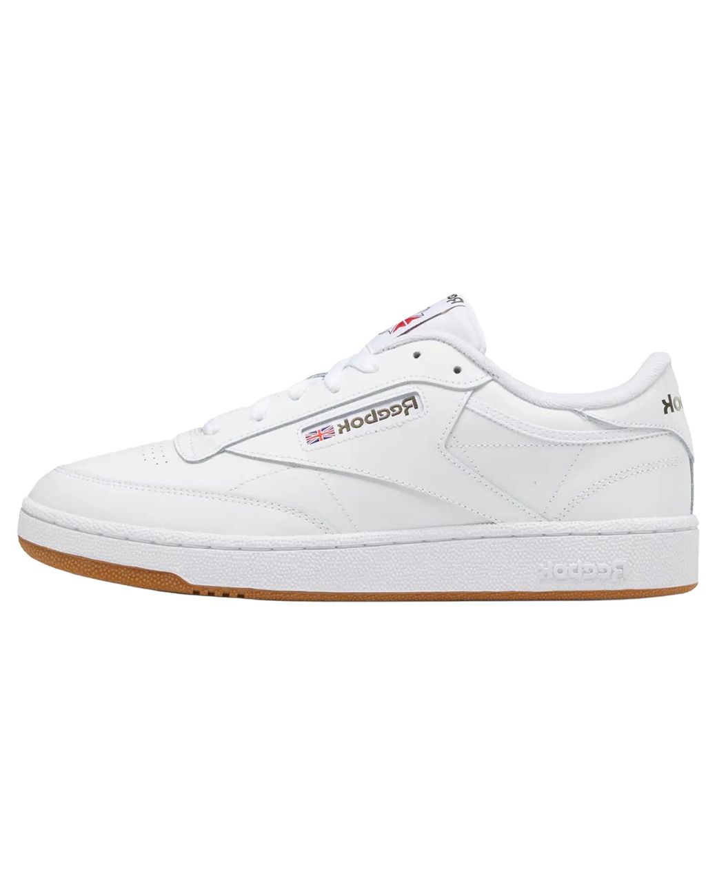 Reebok White Club C 85 Gum' for men