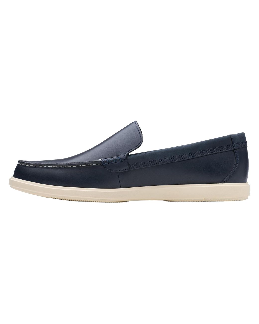 Clarks Blue Bratton Loafer Leather" 26181278" for men