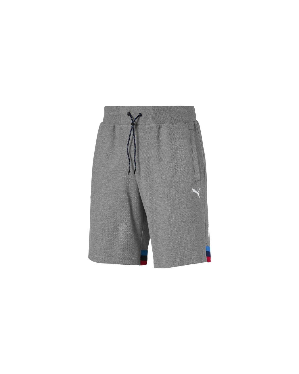 PUMA Black Bmw Motorsport Life Sweat Shorts "Medium Heather" 596090 03" for men