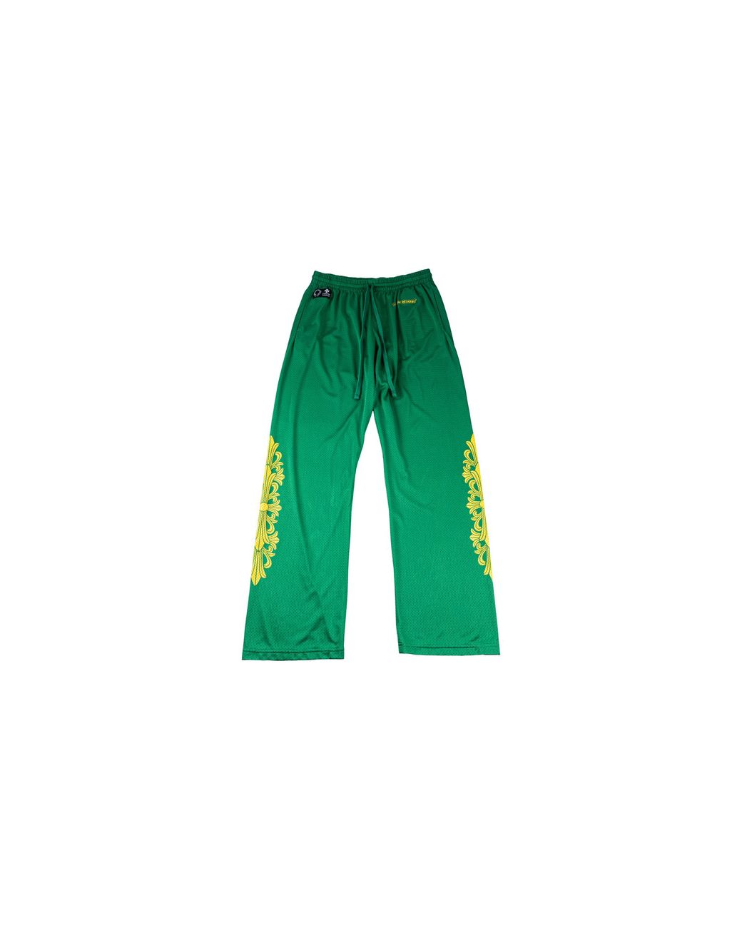 Chrome Hearts Green Mesh Varsity Pants Chrm1449" for men