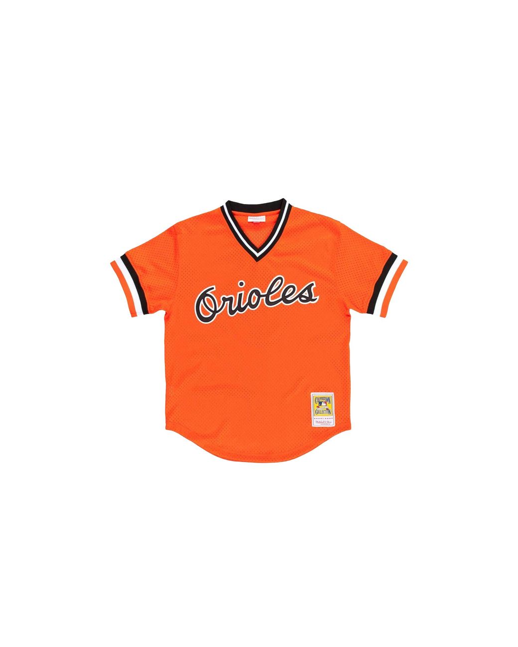 Mitchell & Ness Orange Authentic Bp Jersey "Mlb Orioles 1988 Cal Ripken Jr" Abpj3072 Bor88Crioran" for men