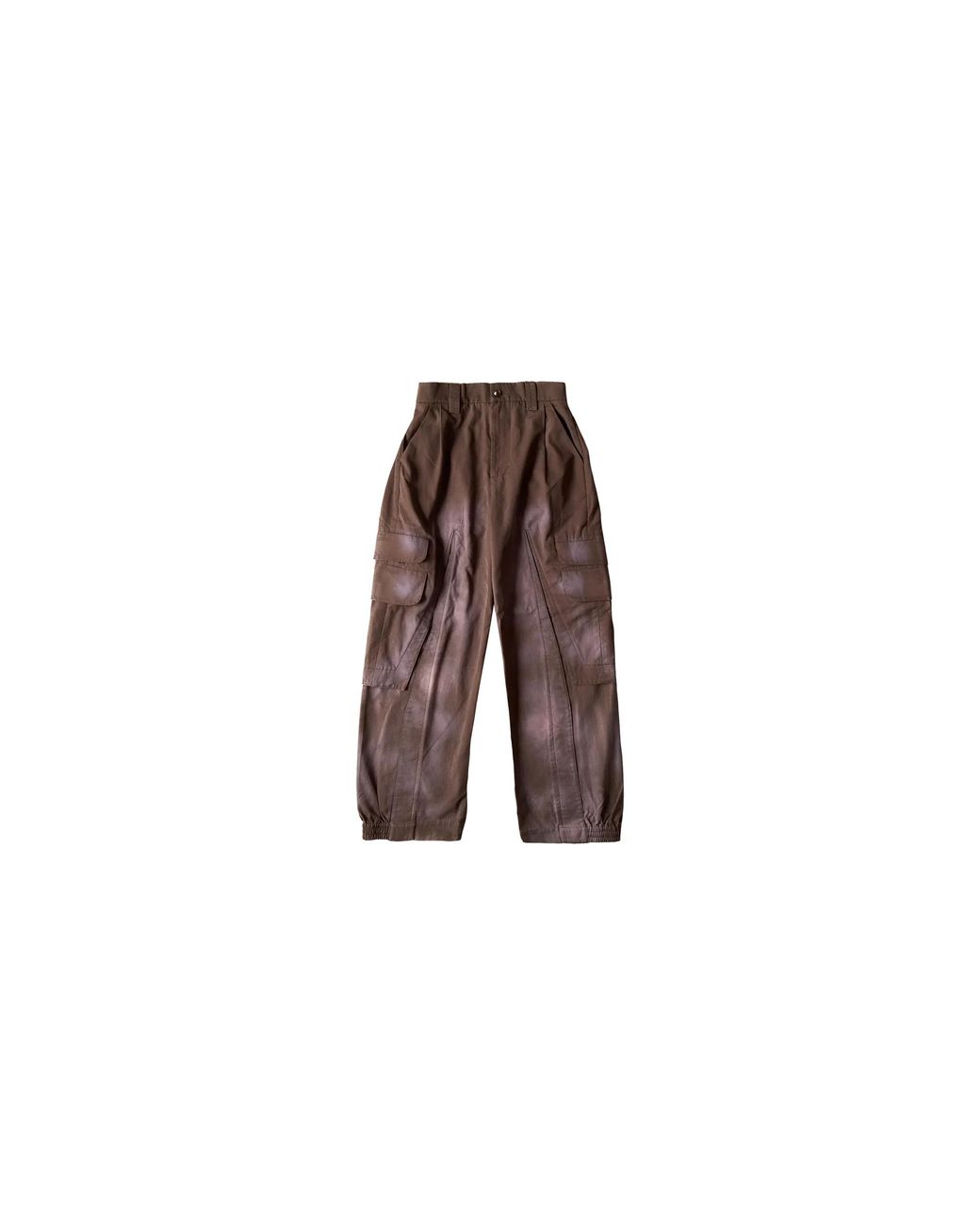 NAMESAKE Black Exel Sprayed Cargo Pants N3Aw24Pt07Cg" for men