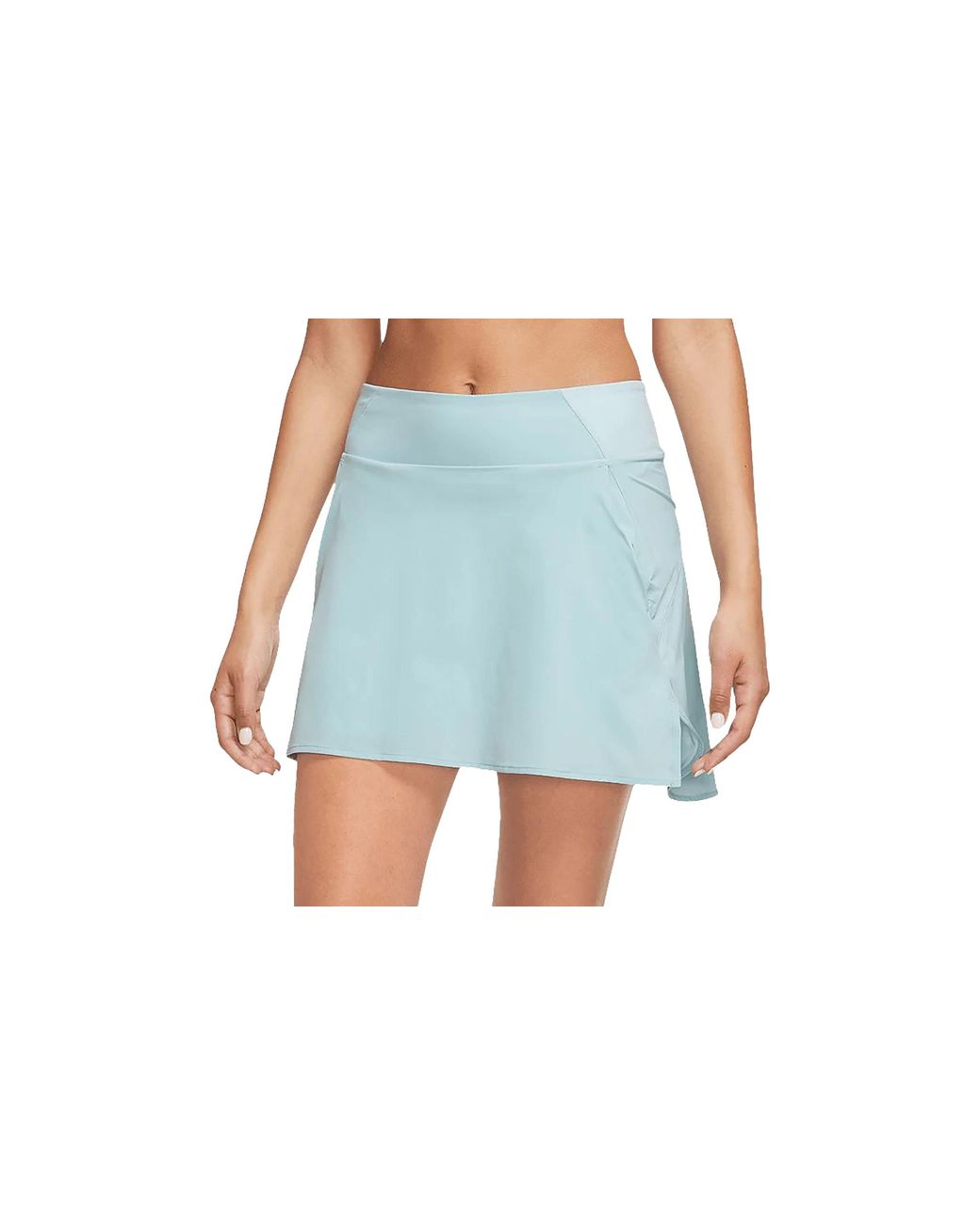 Nike Black Dri-Fit Bliss Mid-Rise Training Skort "Ocean" Dv9455 442"