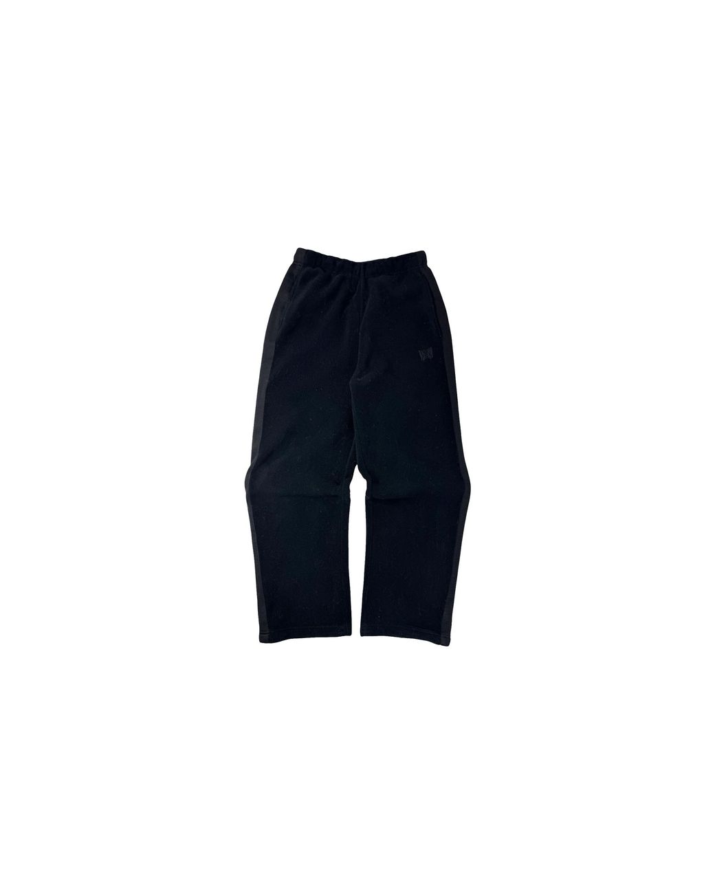 Needles Black Uniqlo Fleece Wide Pants 483979 09" for men