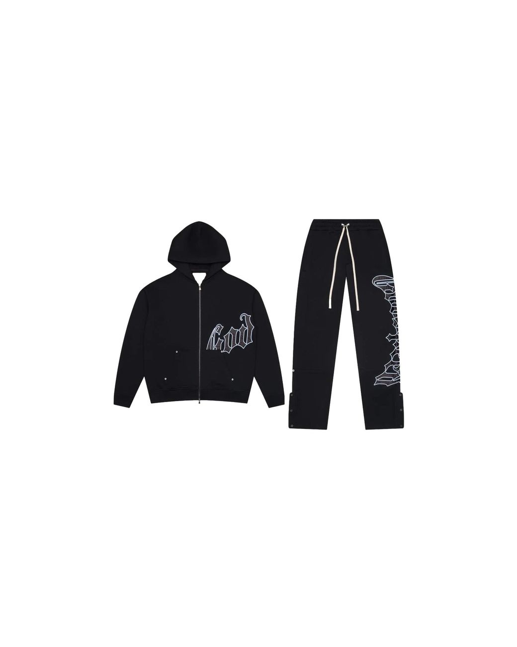 GODSPEED NEW YORK Black Og Logo Sweatsuit V2 Og Logo Sweatsuit V 2 Blk" for men