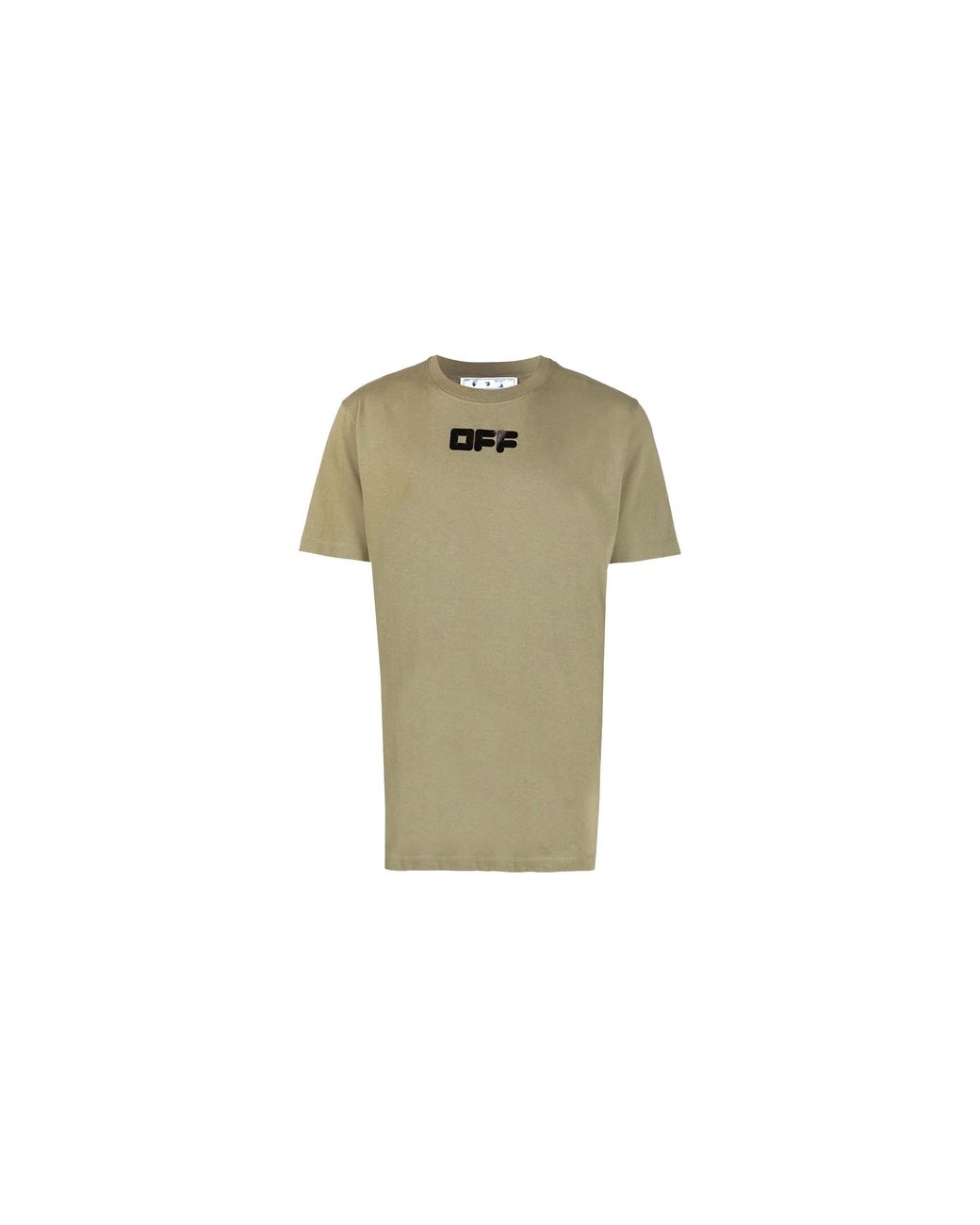 Off-White c/o Virgil Abloh Black Arrows Font Short Sleeve Slim T-Shirt Omaa027F21Jer0035510" for men