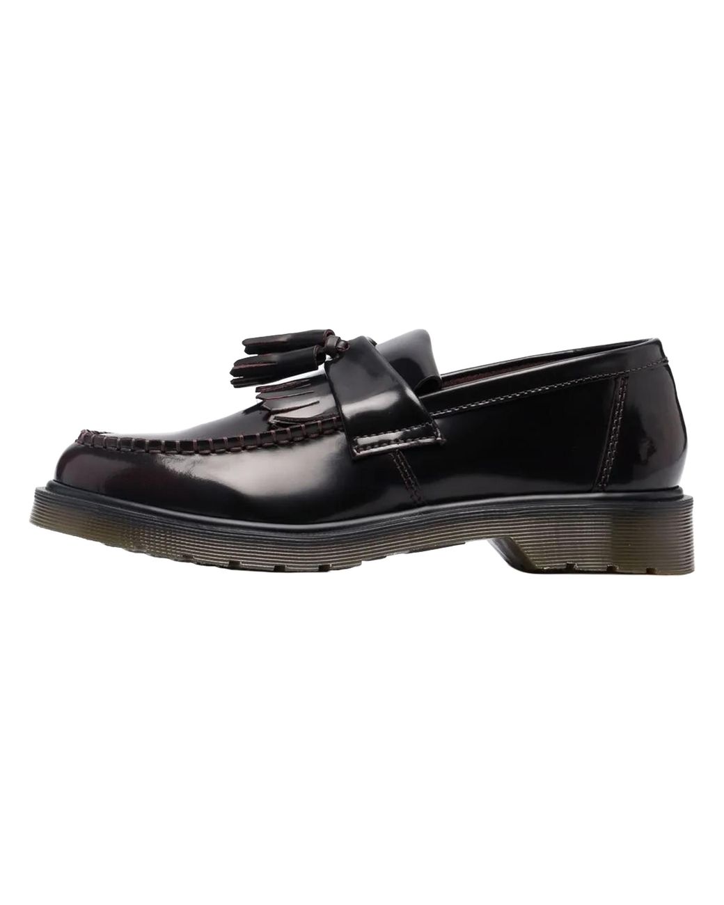 Dr. Martens Black Adrian Arcadia Leather Tassel "Cherry Arcadia" 14573601" for men