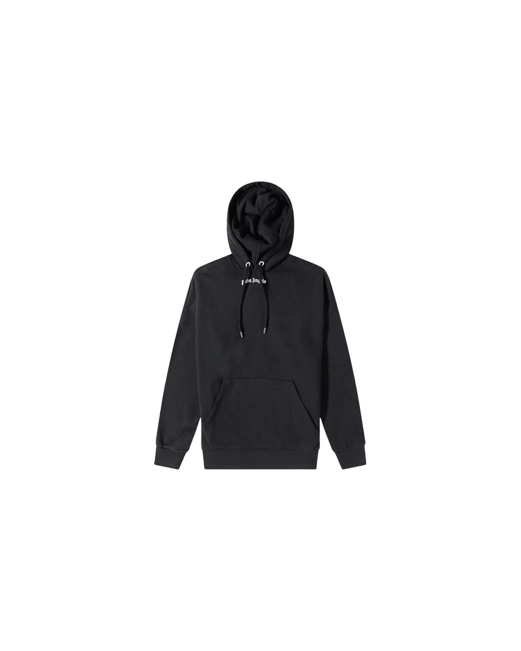 Palm Angels Black Over The Head Logo Hooded Sweatshirt Pmbb036C99Fle00 31001" for men