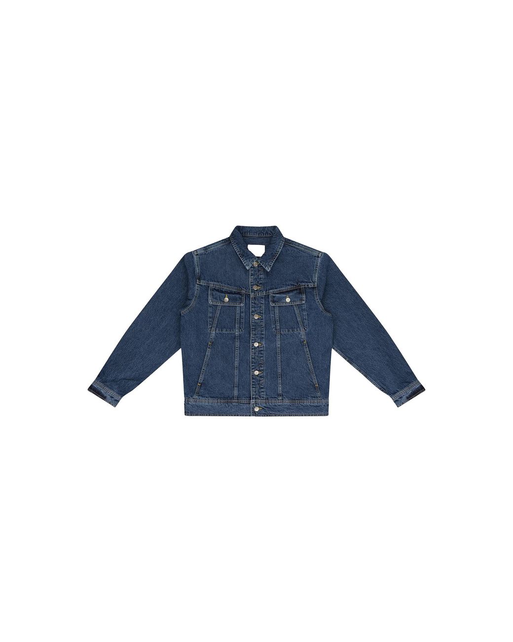 Aimé Leon Dore Blue Trucker Denim Jacket Ald Motw 0005" for men