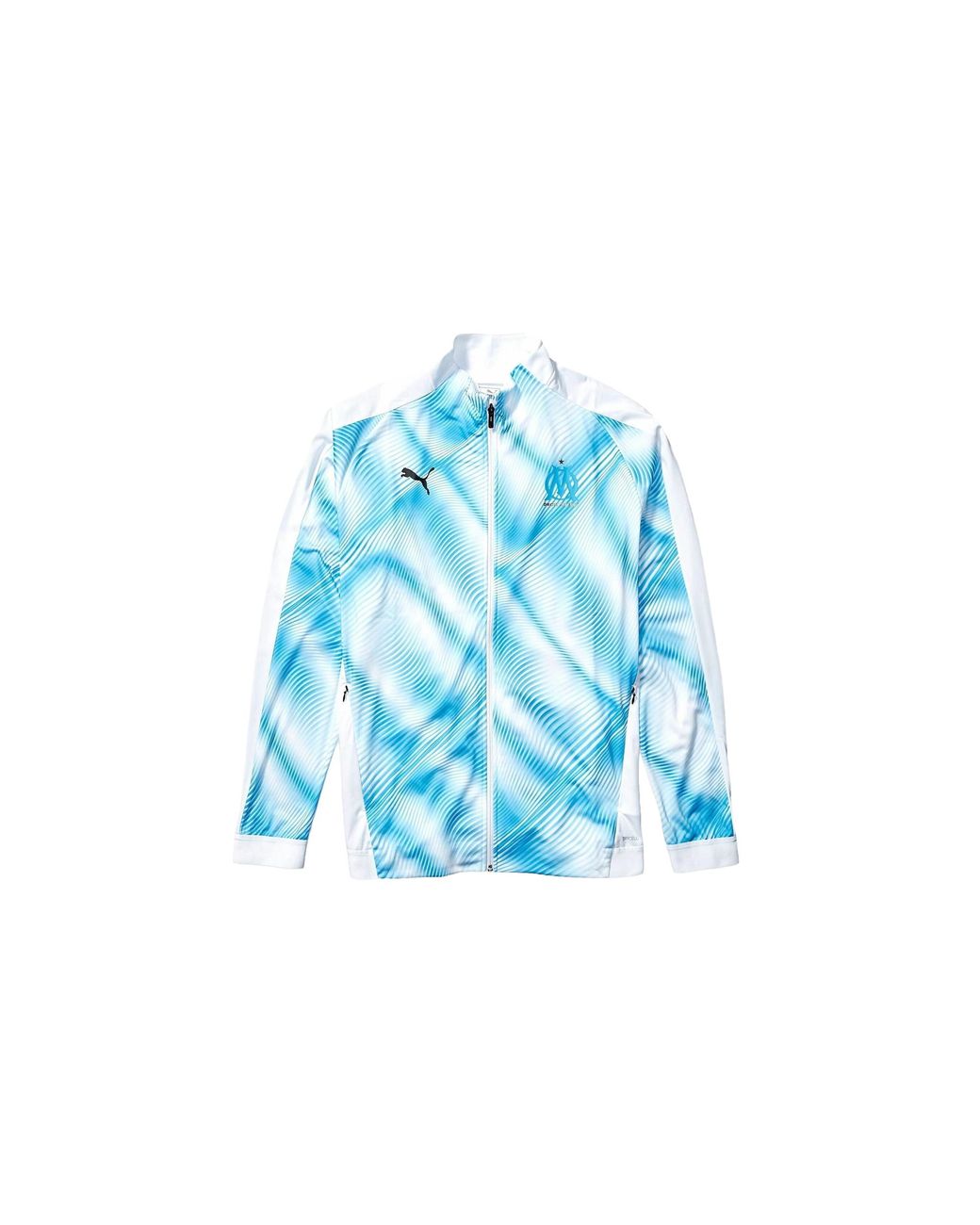 PUMA Blue Olympique De Marseille Stadium Jacket Bleu Azur" 755872 01" for men