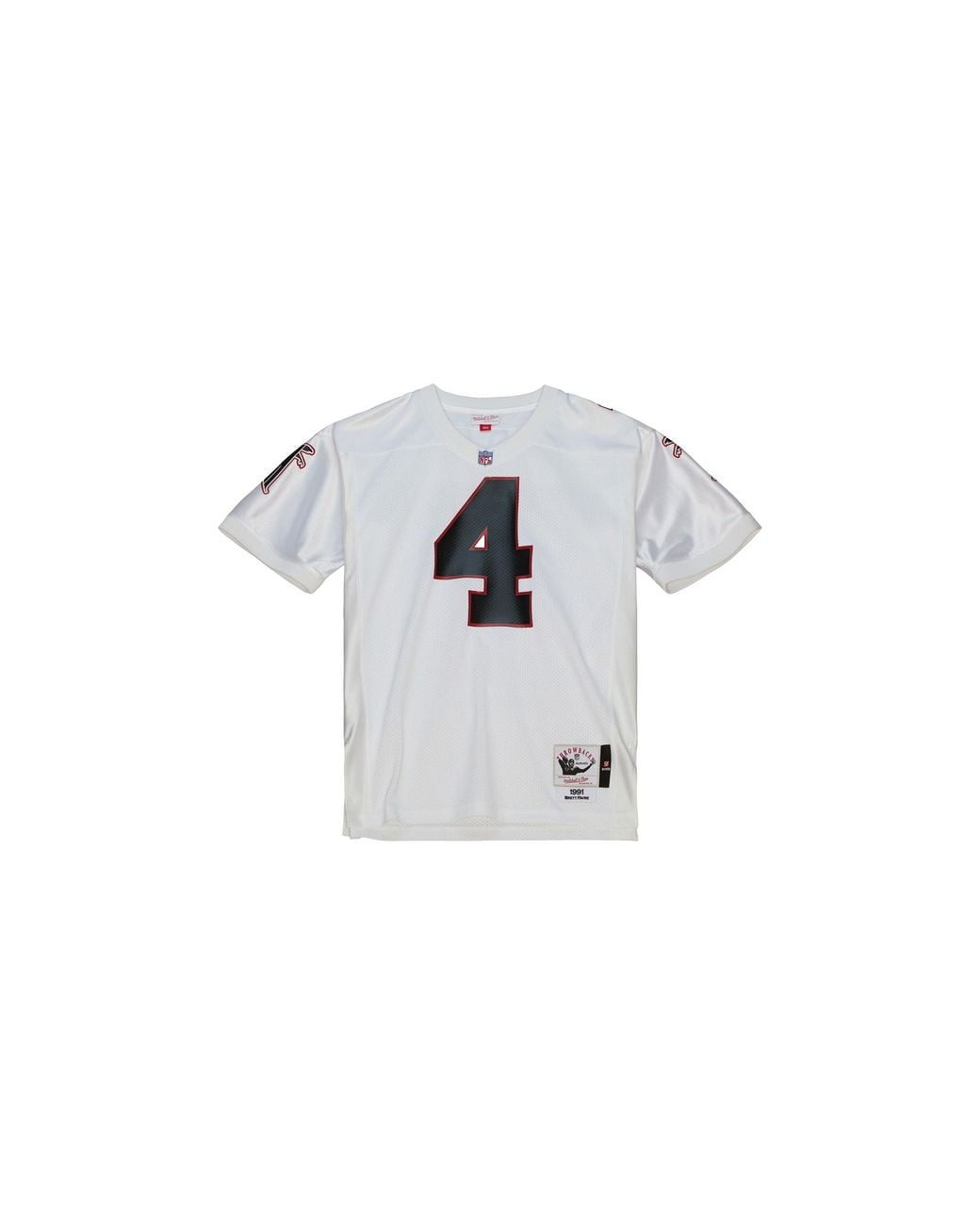Mitchell & Ness Black Authentic Jersey "Nfl Falcons 1991 Brett Favre" Ajy61156 Afa91Bfawhit" for men