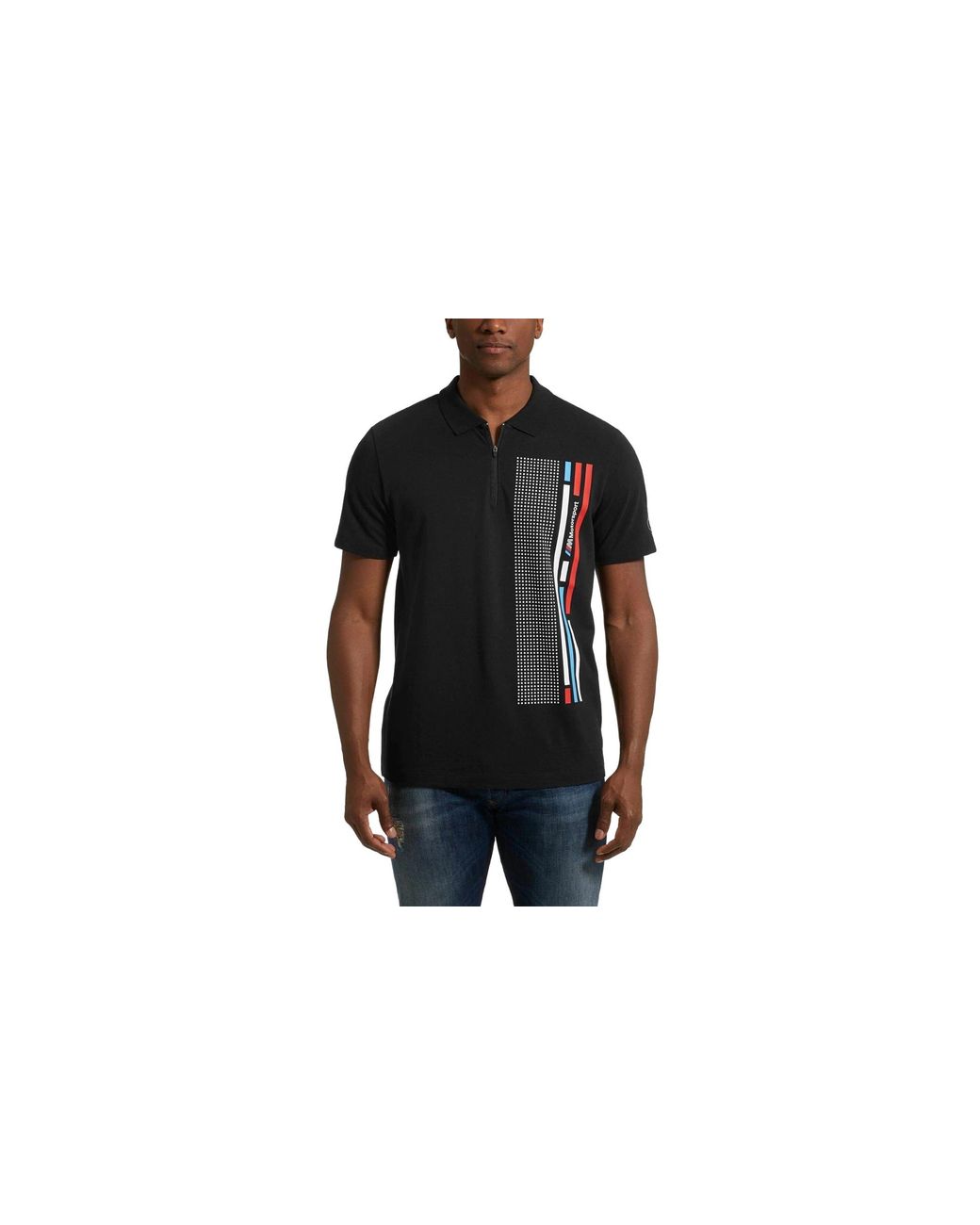 PUMA Black Bmw Motorsport Graphic Polo "Anthracite" 576645 01" for men