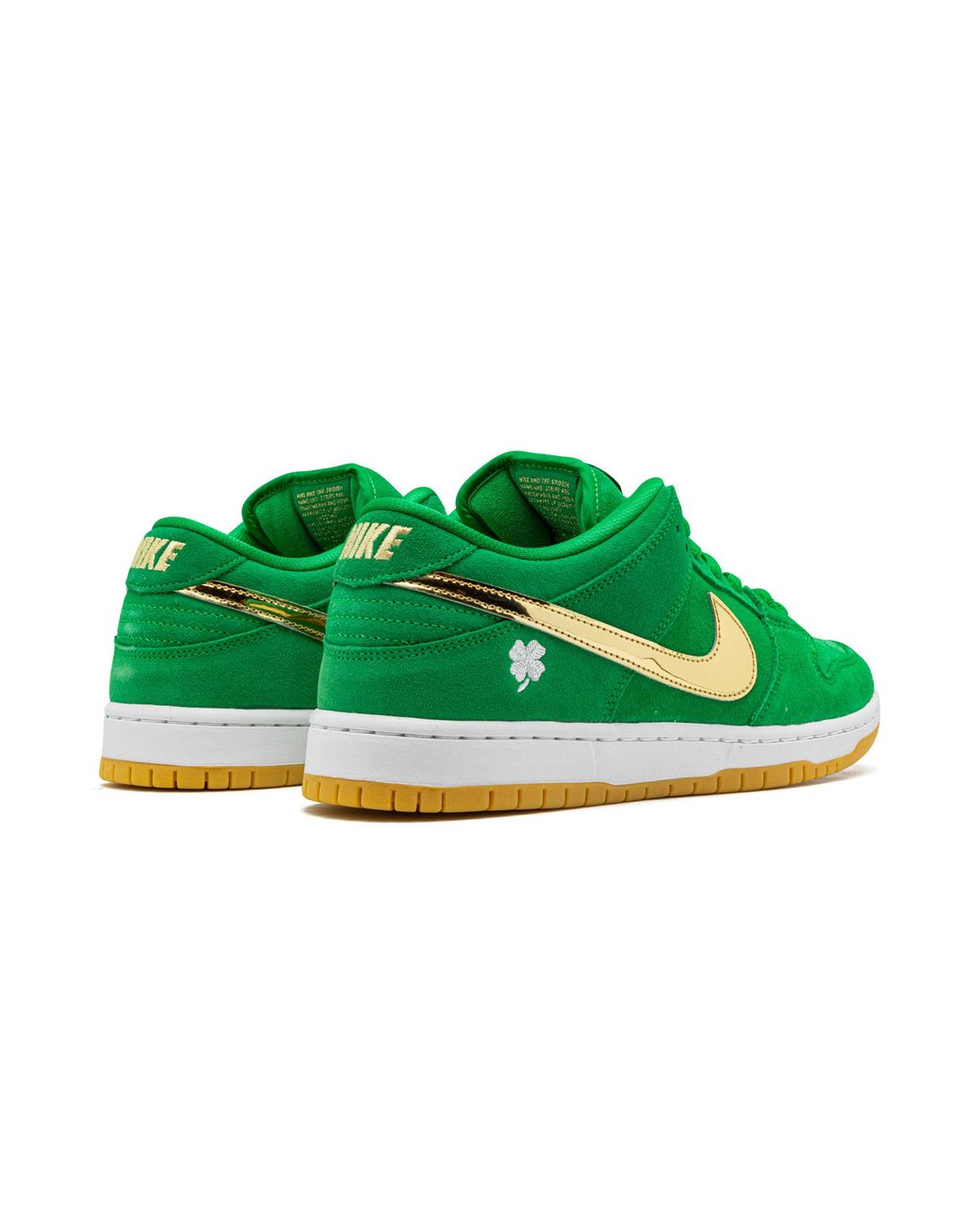 Nike Green Sb Dunk Low Pro "St. Patrick's Day" Bq6817 303" for men