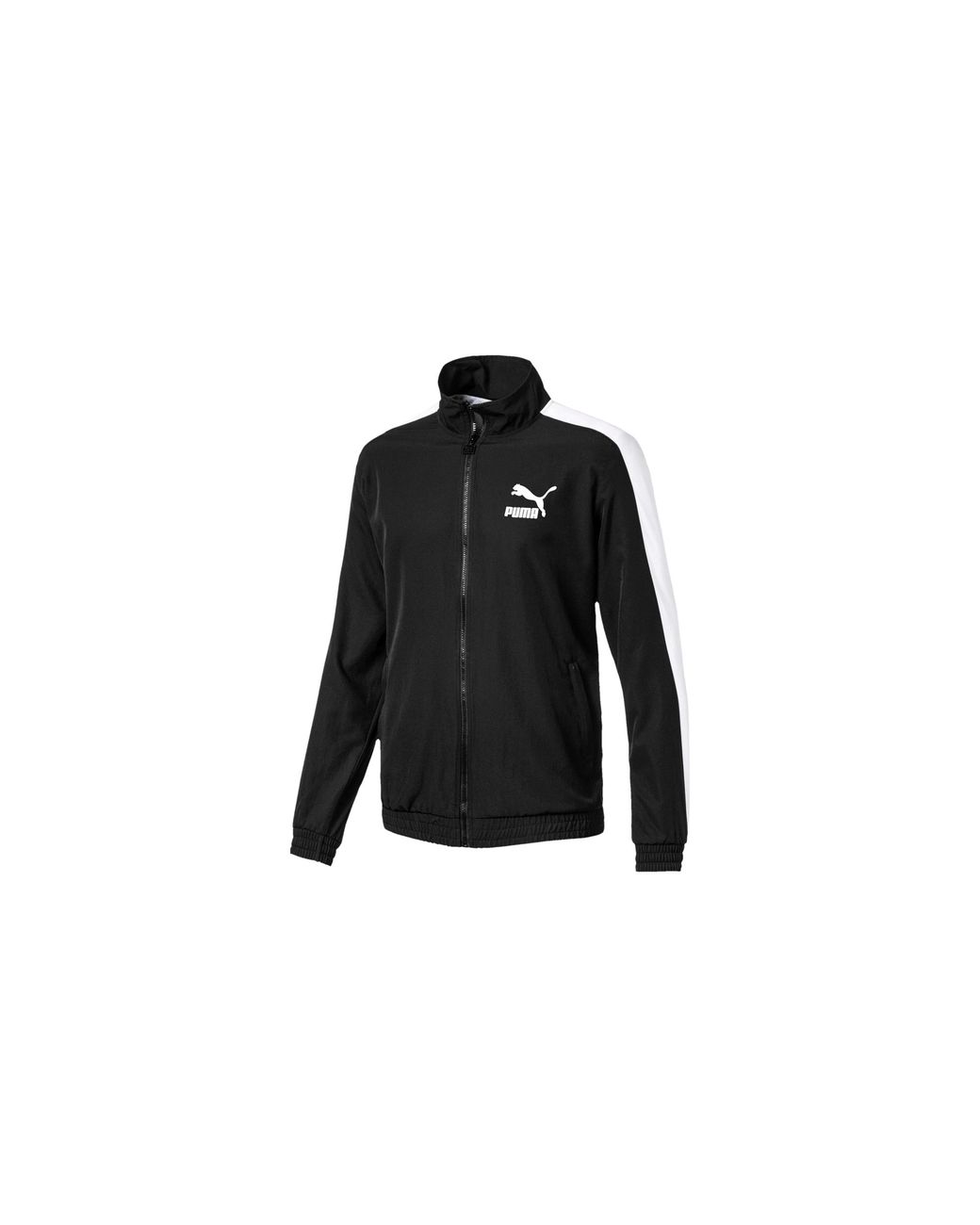 PUMA Black Iconic T7 Track Jacket Woven 577977 01" for men