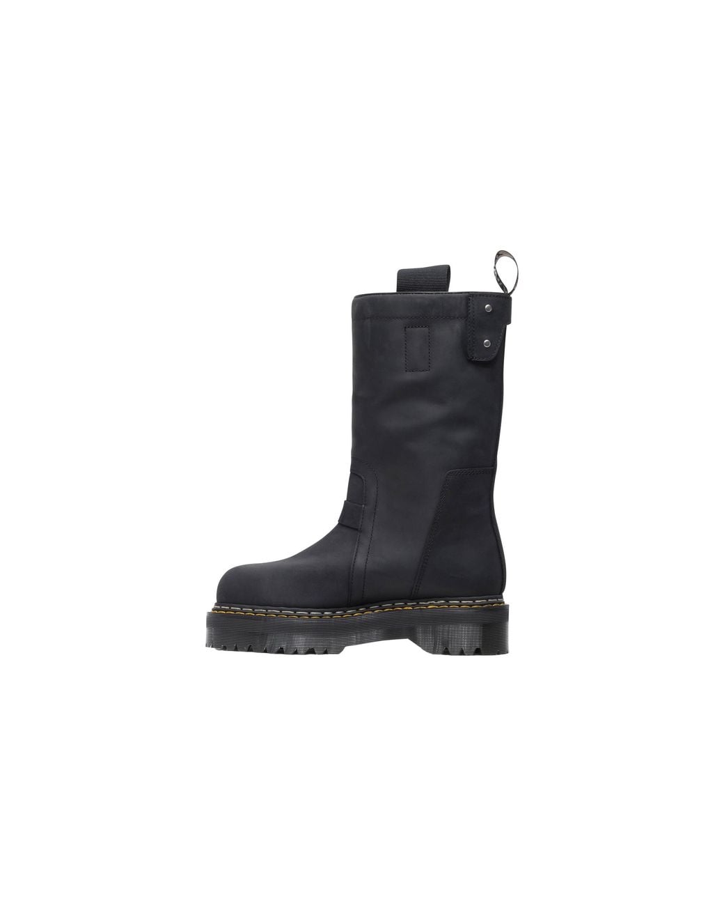 Dr. Martens Black Rick Owens Quad Sole Pull On Boot Dm02F18144001" for men