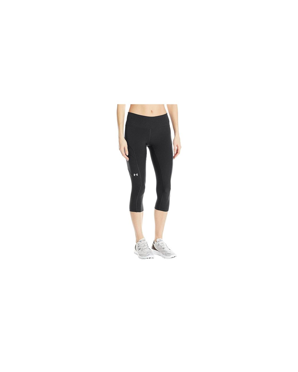 Under Armour Black Armourvent Trail Capri 1271617 001"