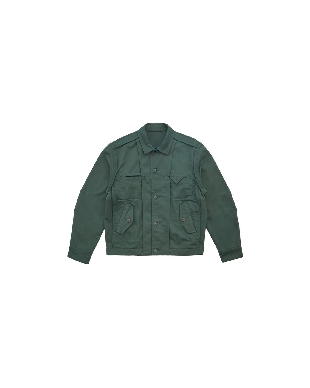 Undercover Green Inside-Out Bomber Jacket Up1E4203" for men