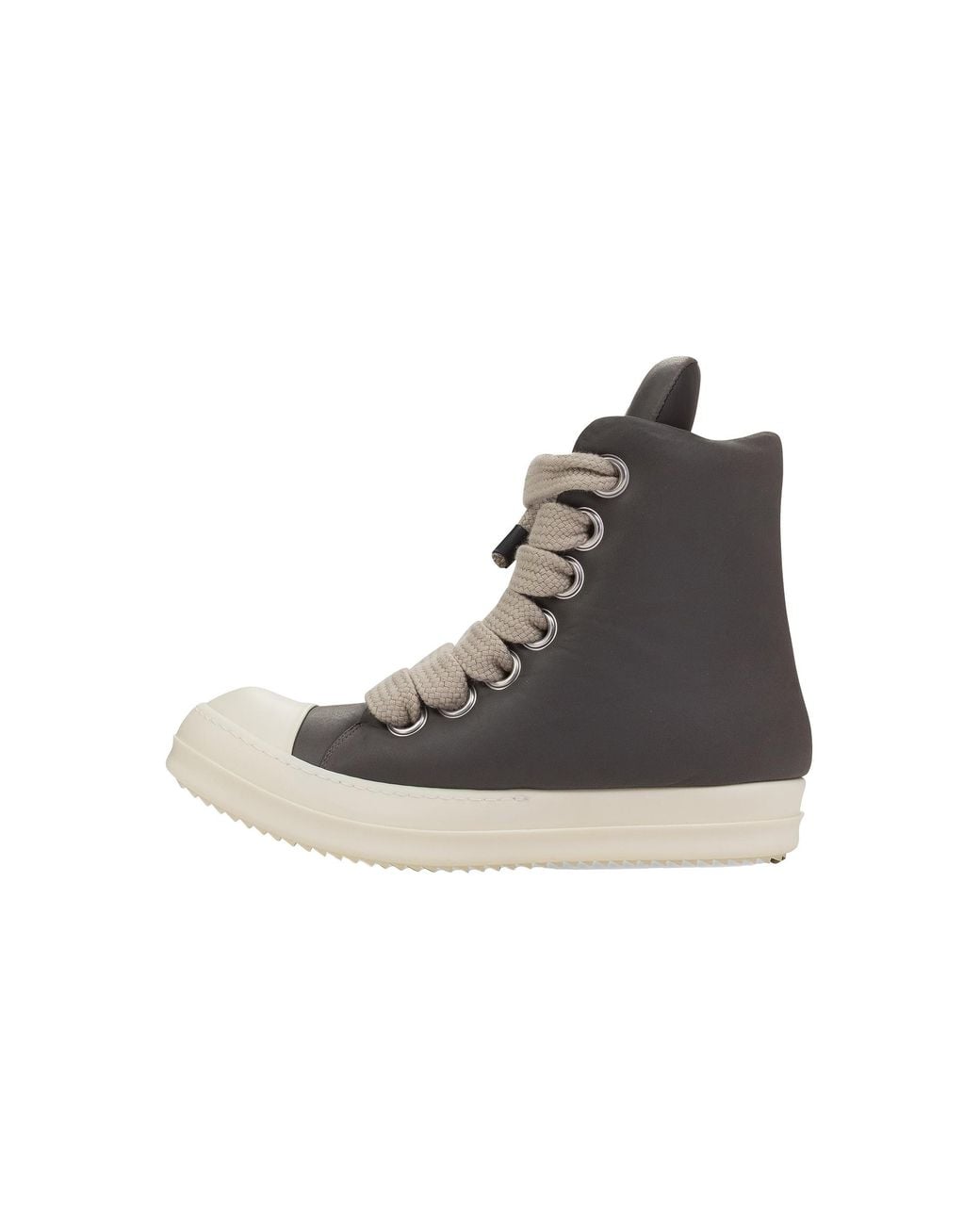 Rick Owens Black Jumbo Lace Padded Sneakers Rr02D6892Lsaw2 7811" for men