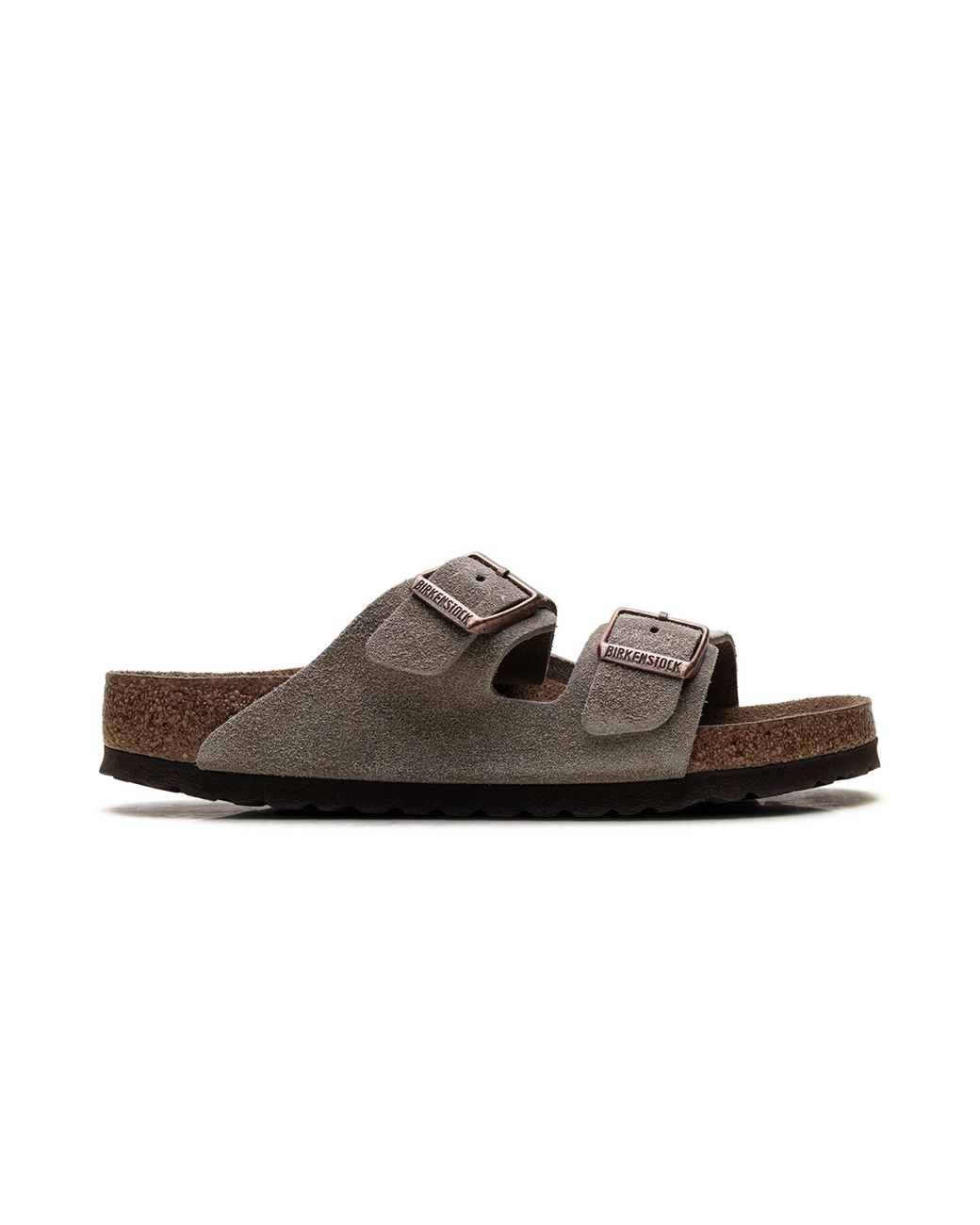 Birkenstock Black Arizona Soft Footbed "Suede Leather for men