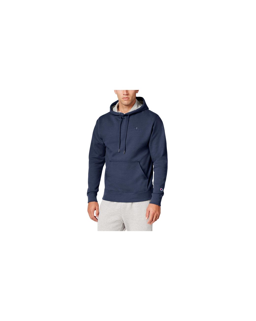 Champion Blue Powerblend Sweats Pullover Hoodie Cs0889 031" for men