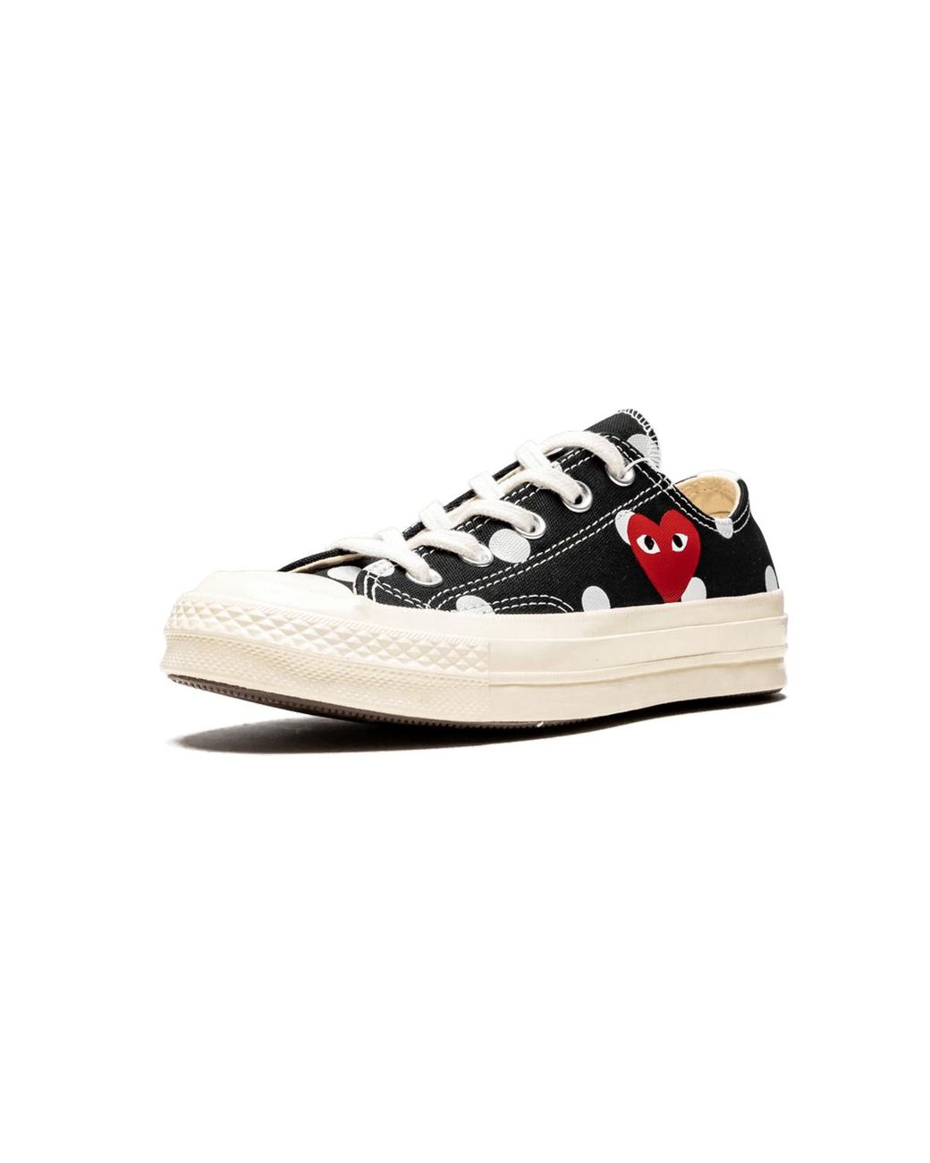 Converse Black Chuck 70 Ox "Comme Des Garçons Play Polka Dot" 157248C" for men