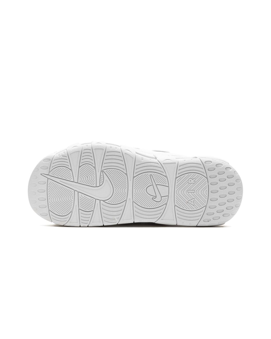 Nike Black More Uptempo Slide "Triple" Fd9884 101" for men