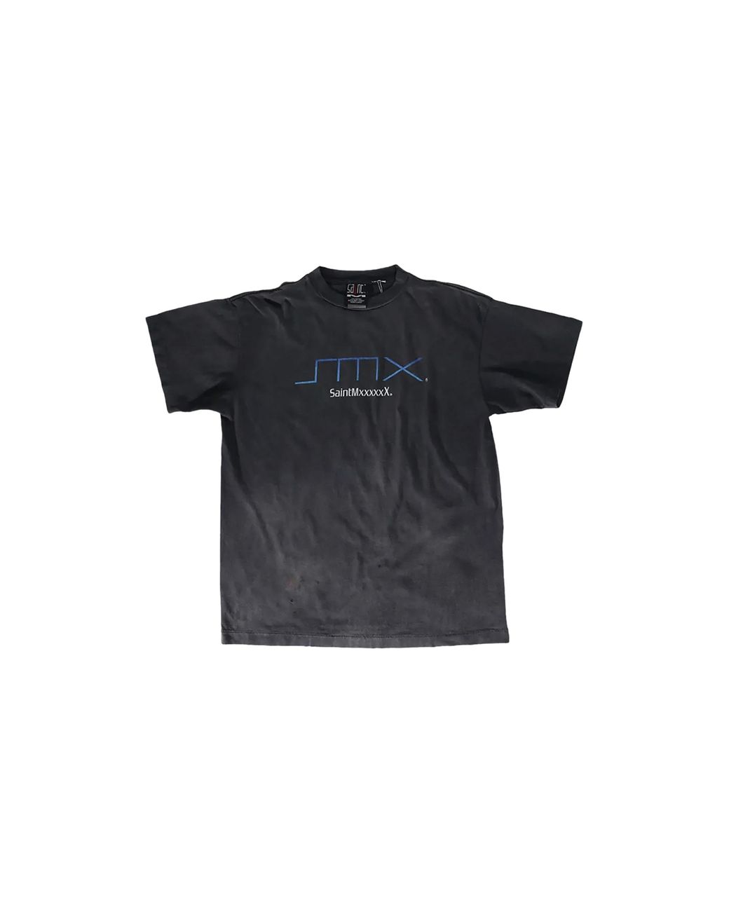 SAINT Mxxxxxx Black Sm6 Ps2 T-Shirt Sm Ys8 0000 003" for men