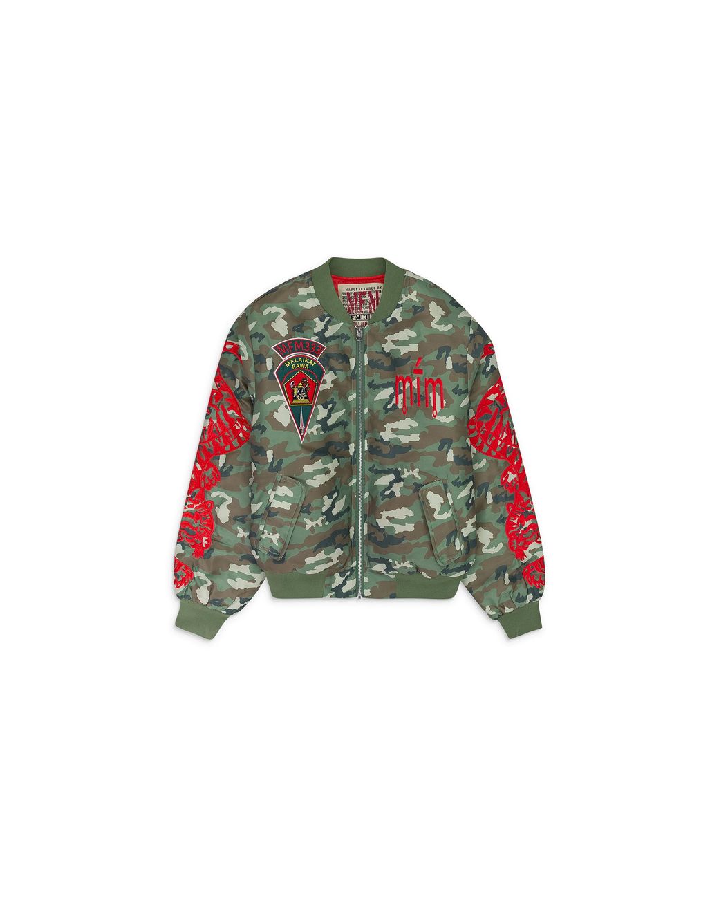 Murd333r.fm Green Special Ops Bomber Jacket Mdr Xotw 0001" for men