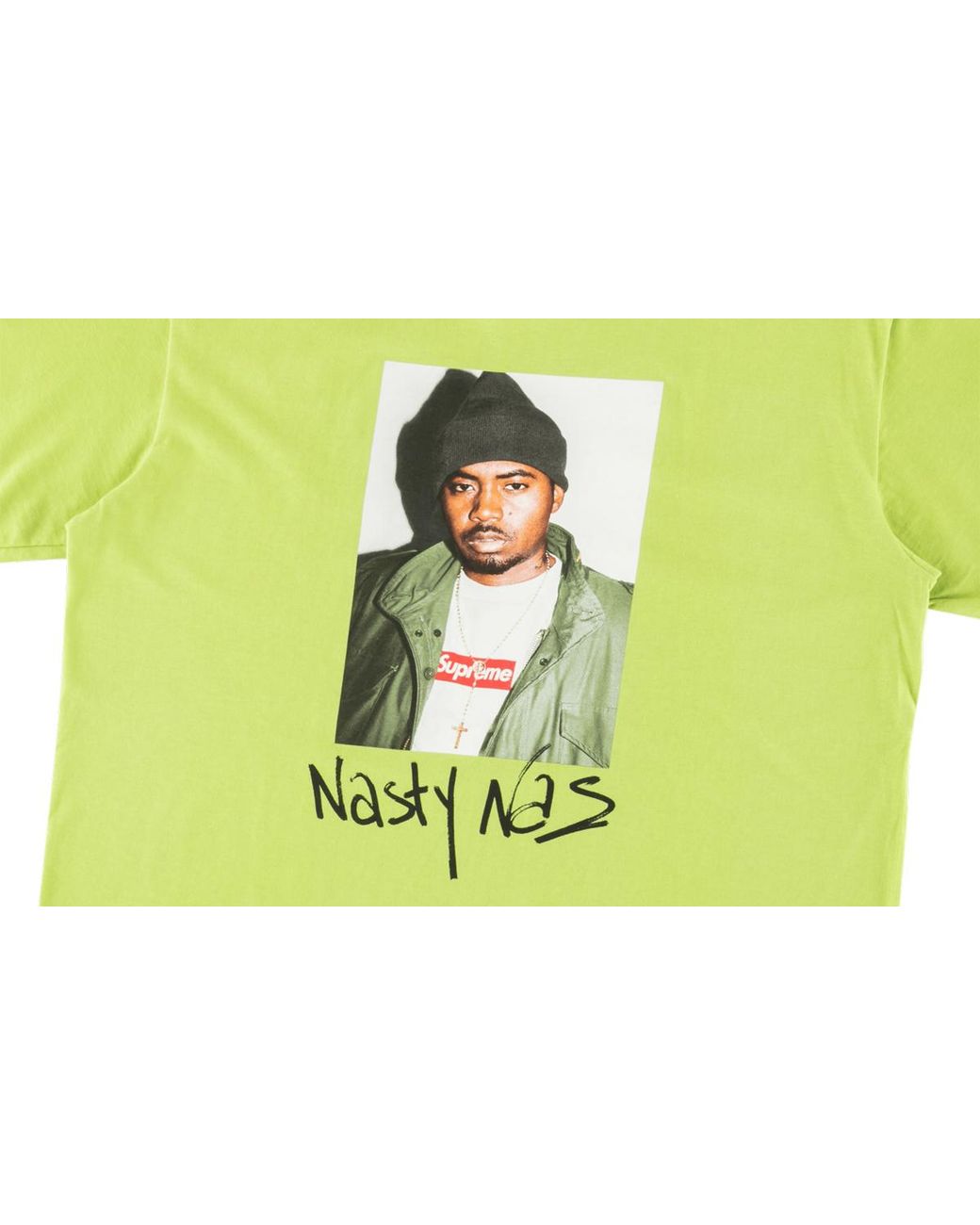 Supreme Green Nasty Nas T-Shirt "Lime" Su3190"