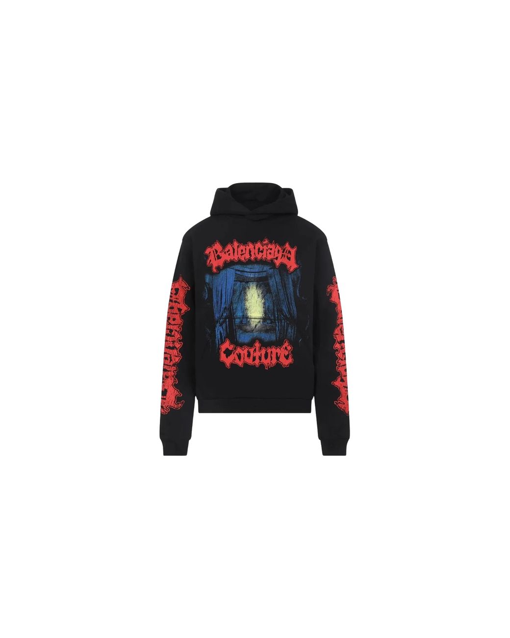 Balenciaga Black Medium Fit Hoodie 851238 Tuvd9 1000"
