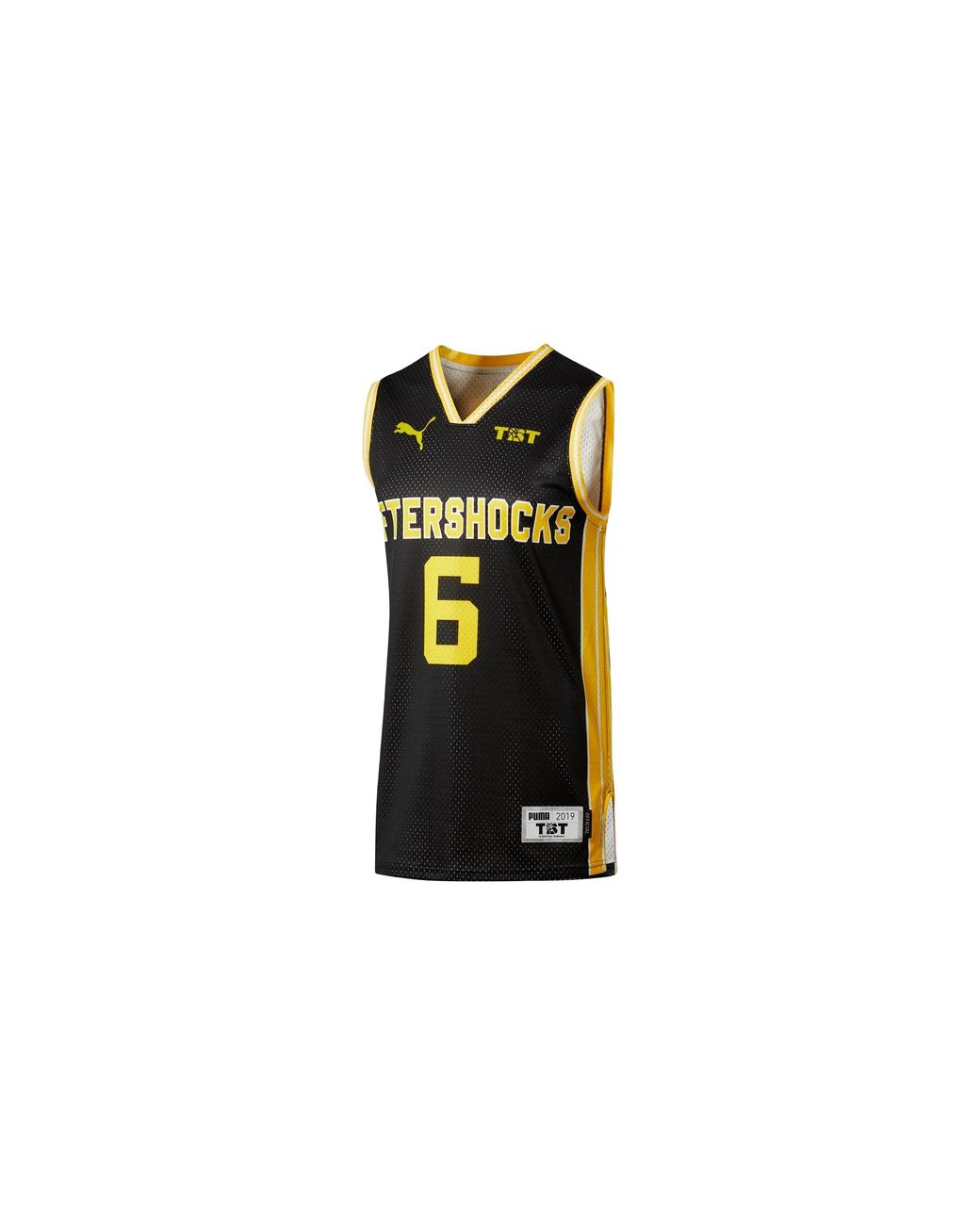 PUMA Black Tbt Hoops Wichita State Shockers Jersey "Aftershocks for men
