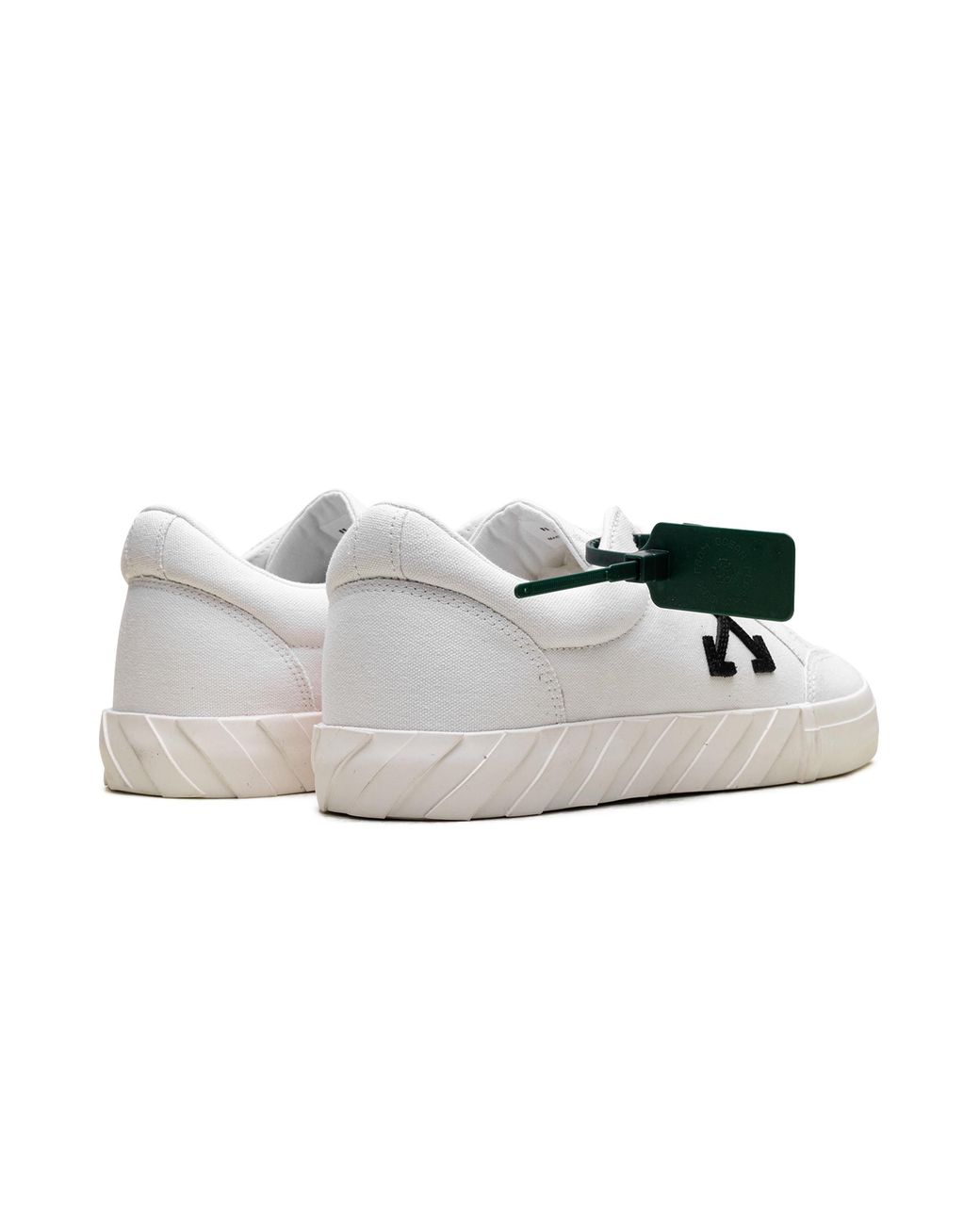 Off-White c/o Virgil Abloh Black Vulcanized Low Canvas Omia085C99Fab0020110" for men