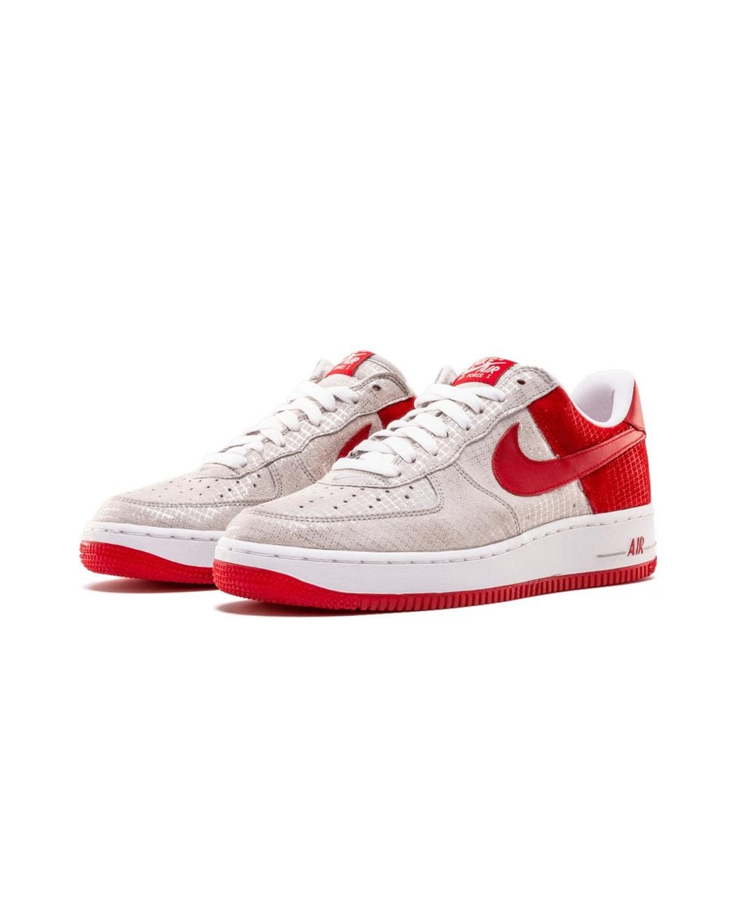Nike Red Air Force 1 Premium "Christmas" 312945 061" for men