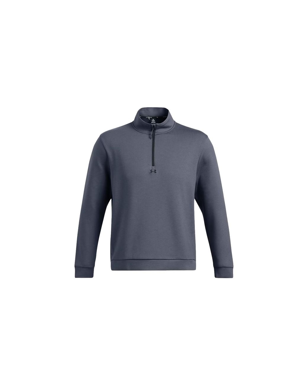 Under Armour Blue Drive Midlayer Pullover Sweatshirt "Downpour Gravel 1387124 044" for men