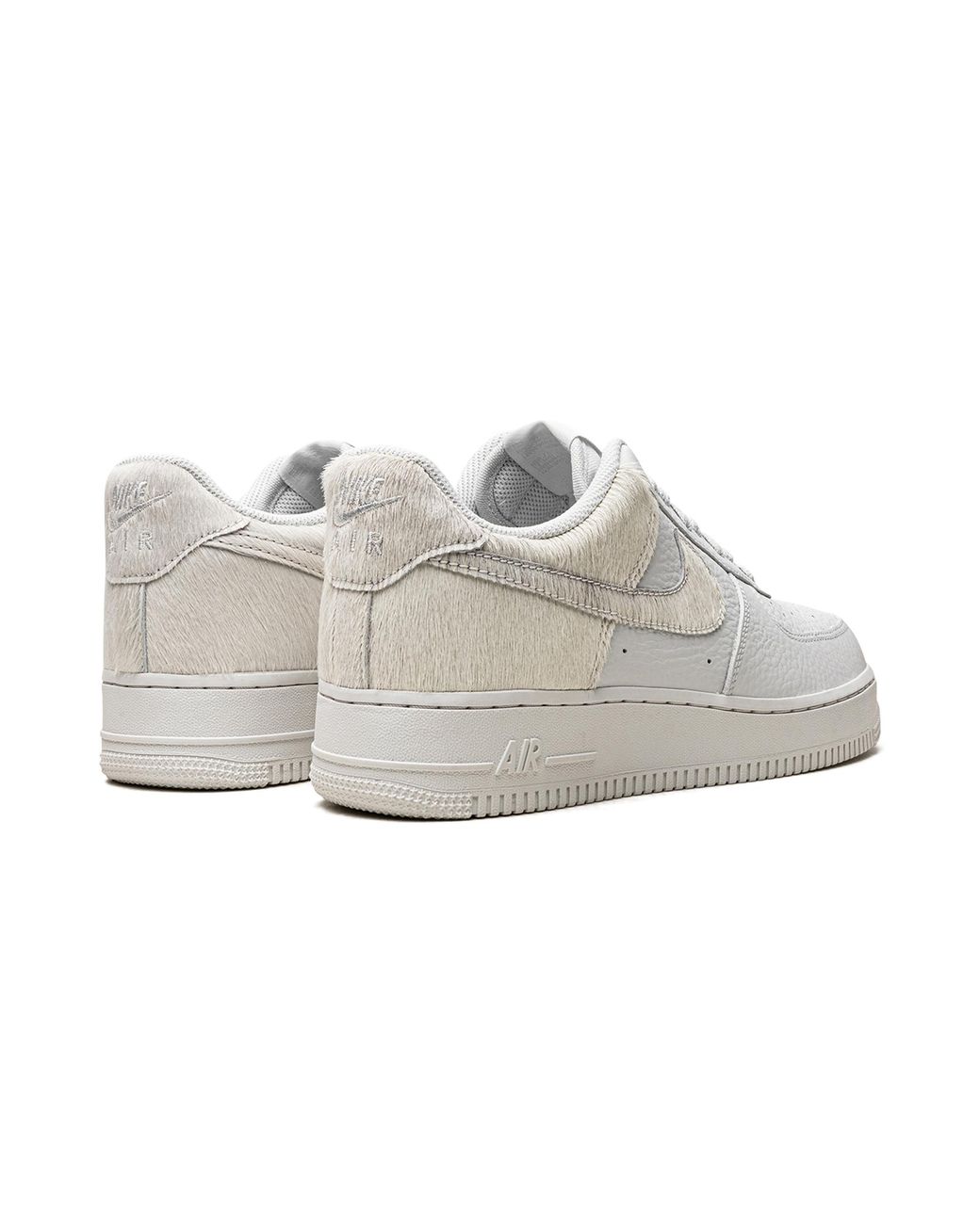 Nike Black Air Force 1 Pony Hair Heel" Dm9088 001" for men