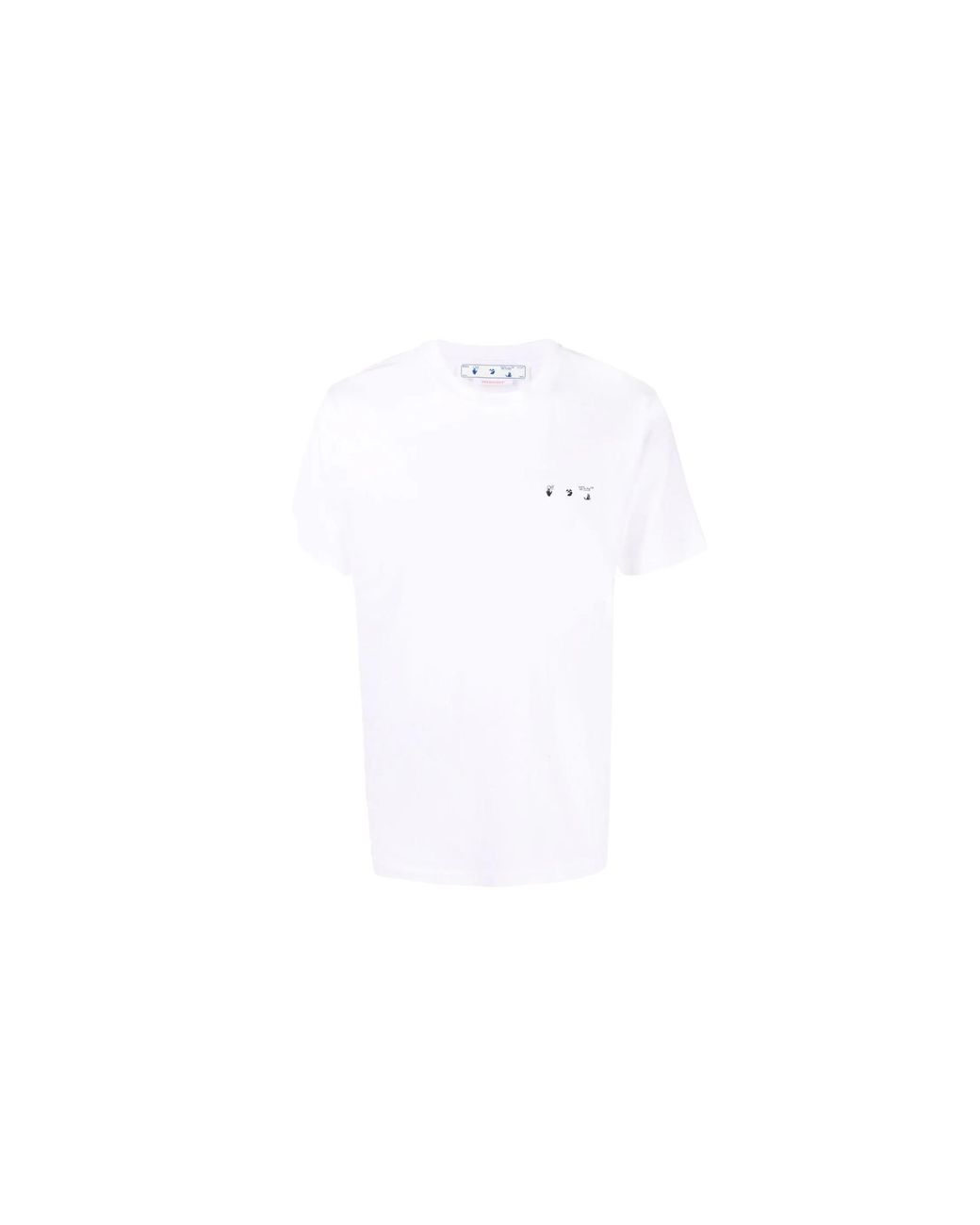 Off-White c/o Virgil Abloh Black Caravag Paint Slim S/S T-Shirt Omaa027C99Jer0050110" for men