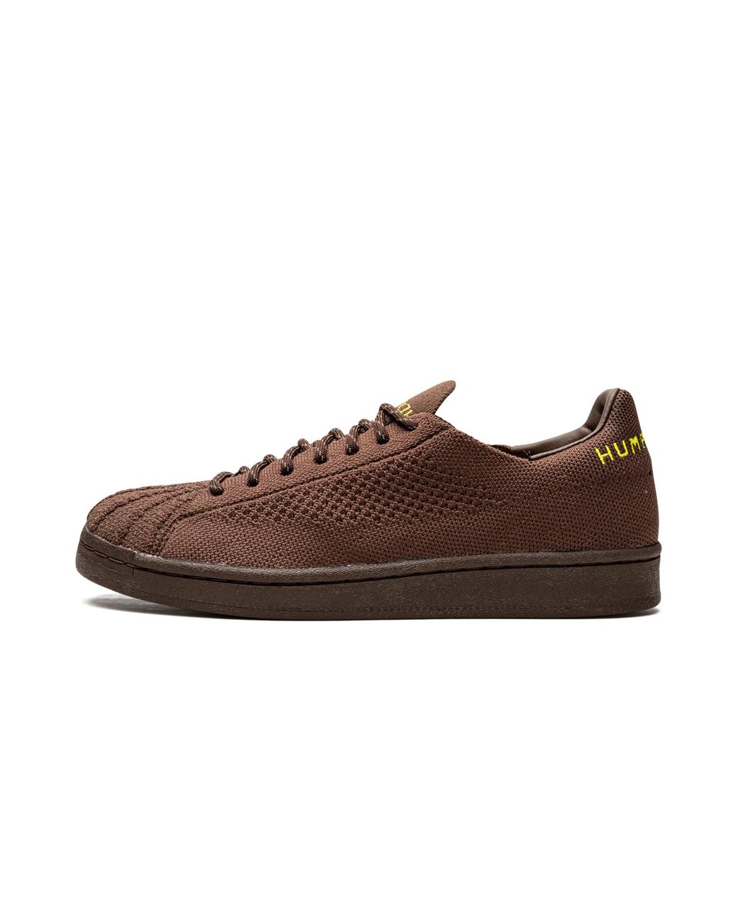 Adidas Brown Pharrell X Superstar Primeknit S42926" for men