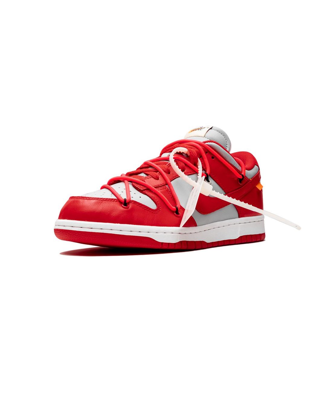 NIKE X OFF-WHITE Red Dunk Low "Off for men