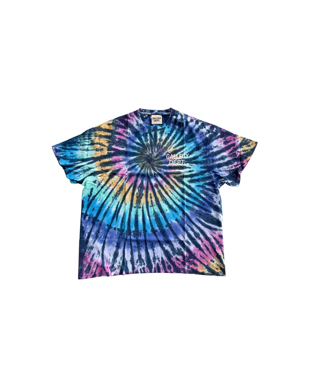 GALLERY DEPT. Blue Tropical Tie-Dye Miami Exclusive Logo T-Shirt Gd329" for men