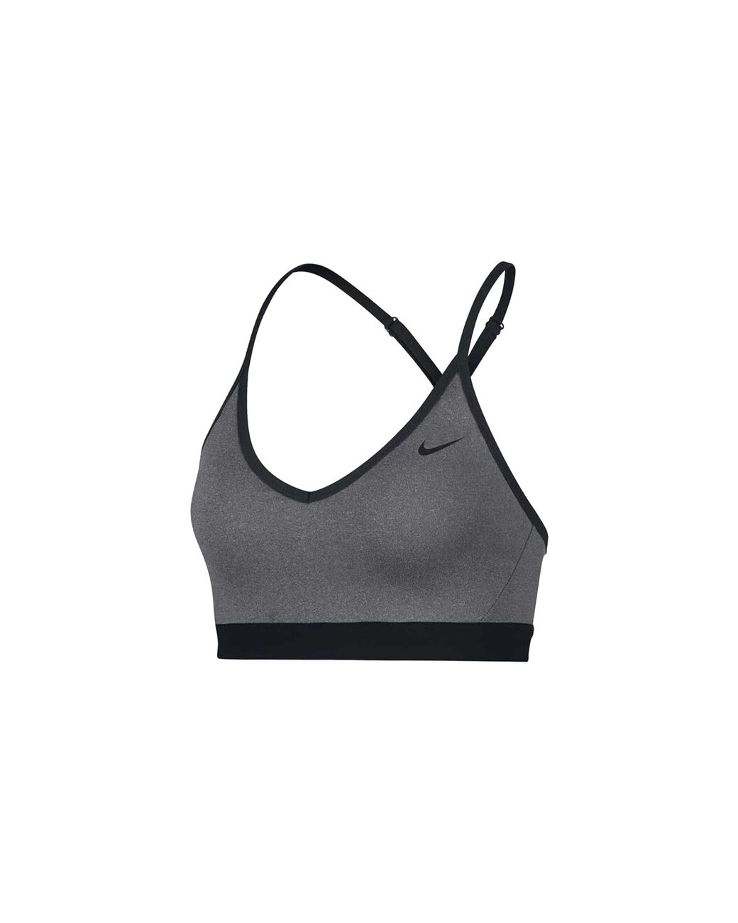 Nike Black Pro Indy Sports Bra "Carbon Anthracite" 878614 091"