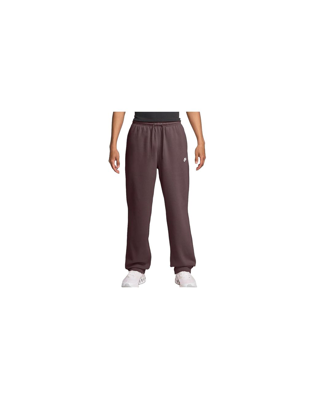 Nike Black Club Fleece Wide Leg Sweatpants "Tattoo" Fn3730 502" for men