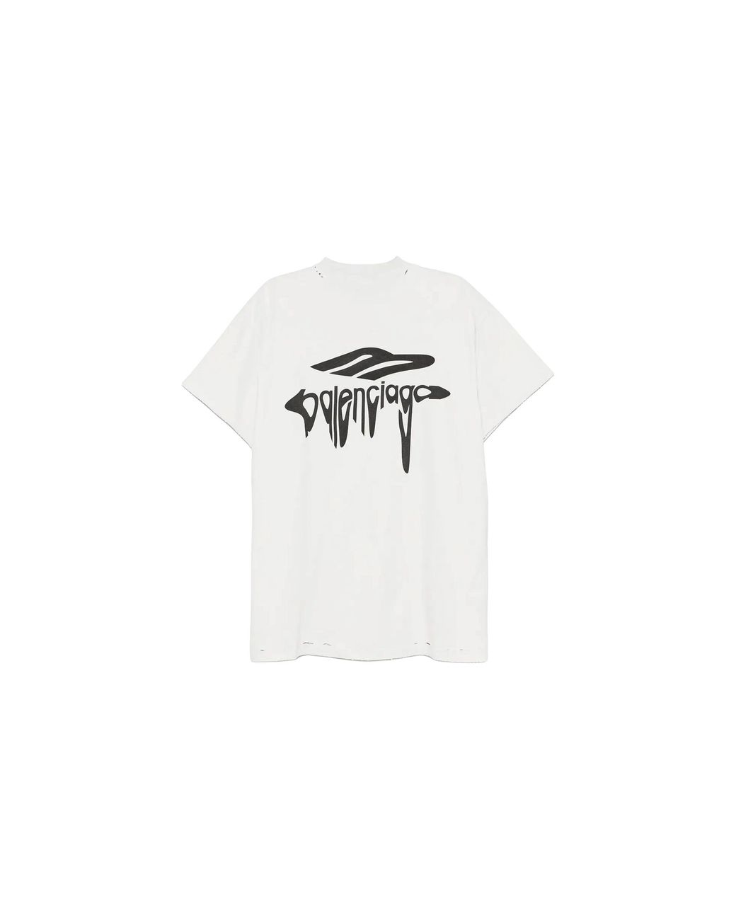 Balenciaga Black 3B Liquified Oversize T-Shirt 787349Trvs8" for men
