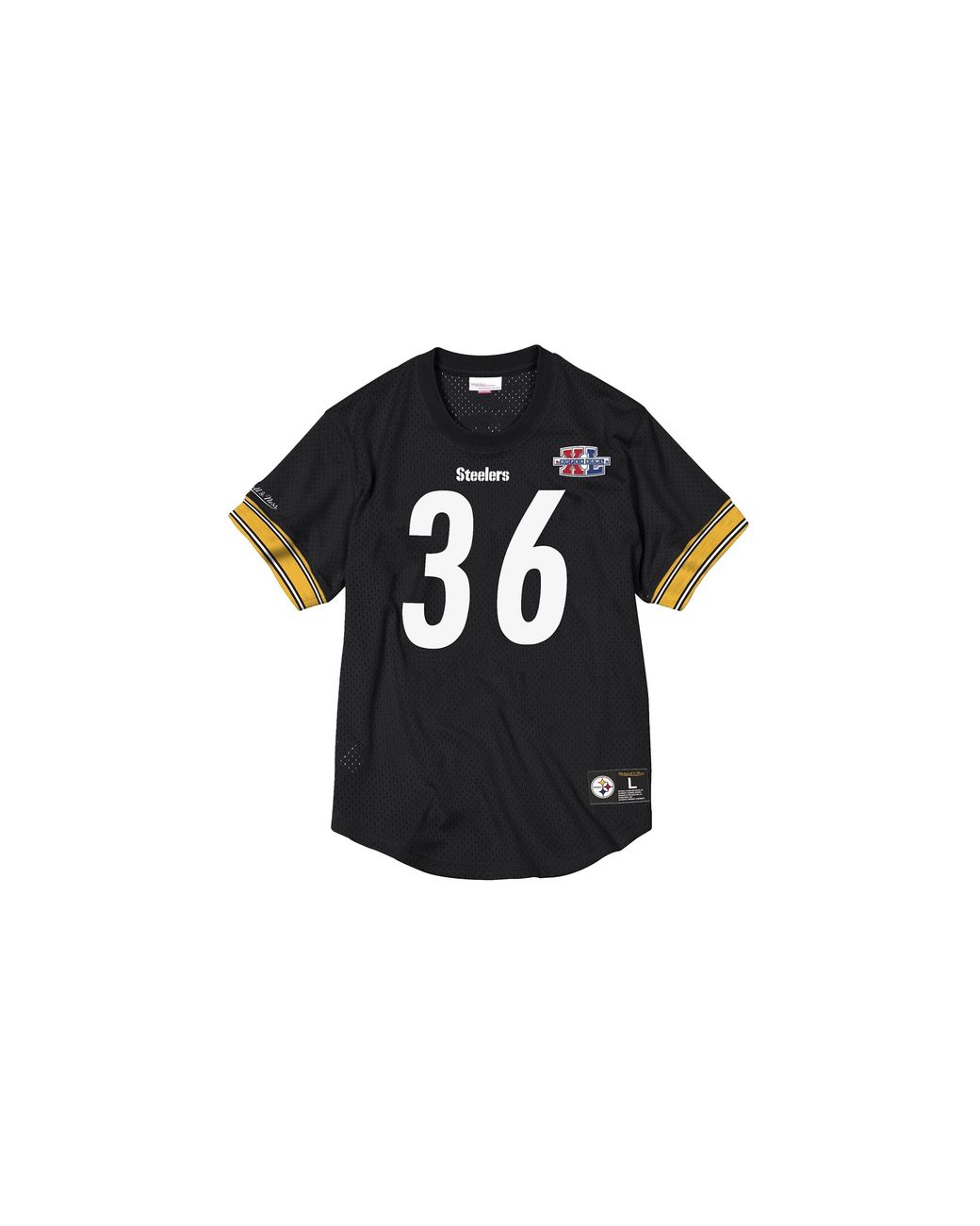 Mitchell & Ness Black N&N Mesh Top "Nfl Steelers 2005 Jerome Bettis" Nnmpmg18061 Pstblck05Jbt" for men