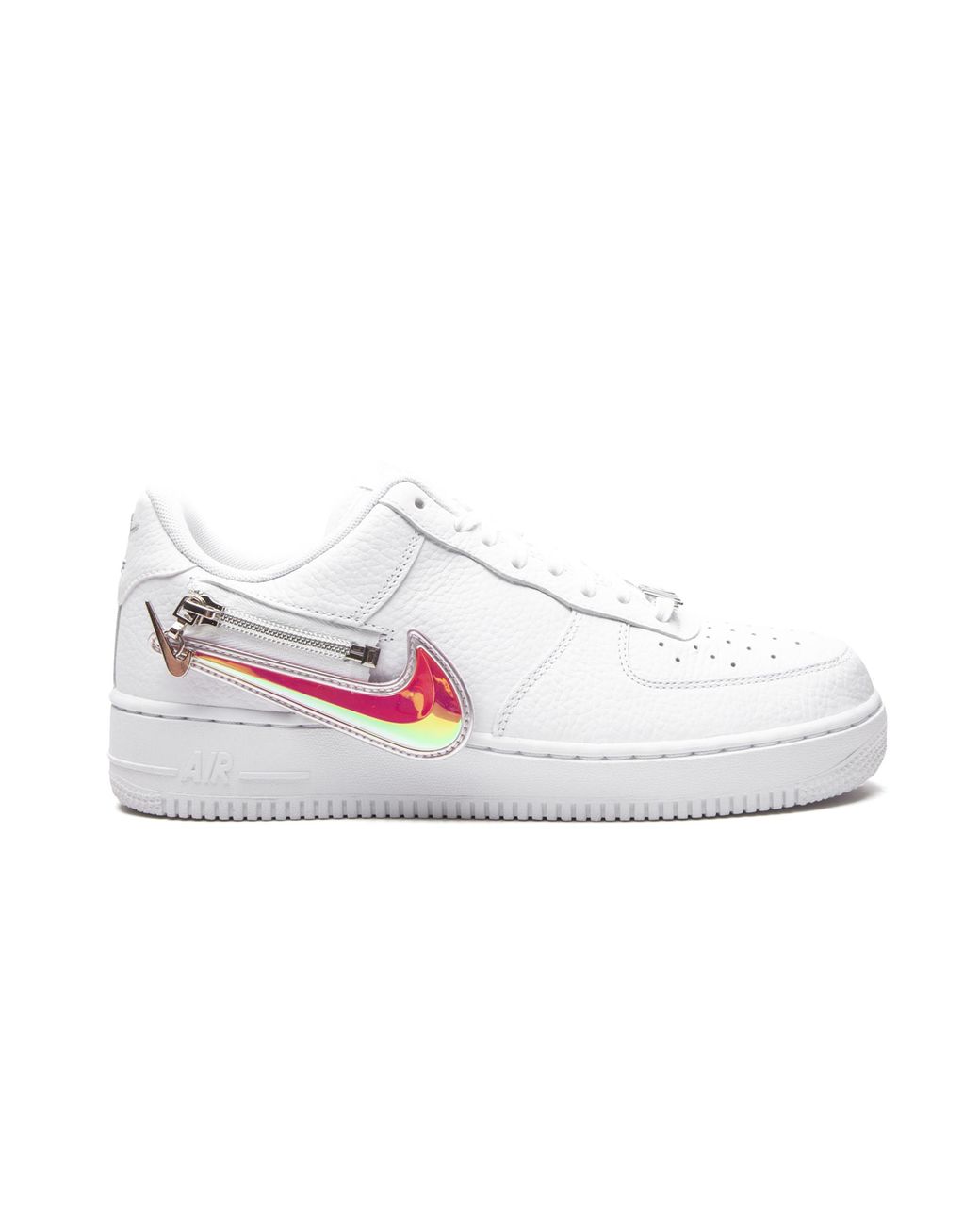 Nike Black Air Force 1 '07 Prm "Zip Swoosh" Cw6558 100" for men