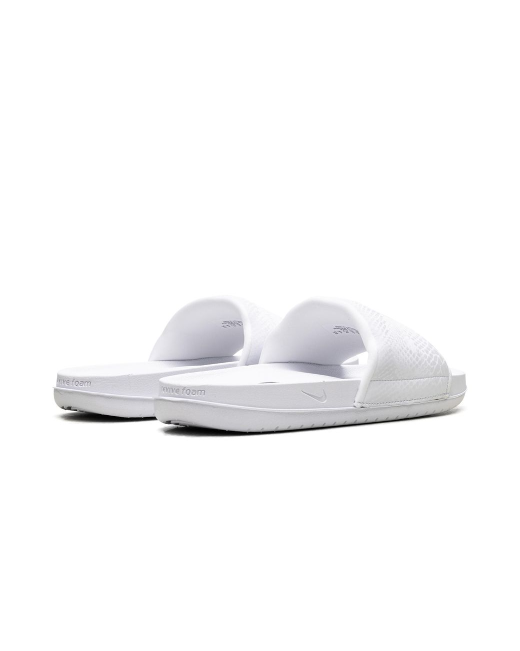 Nike White Kobe Offcourt Slide "Triple" If2870 100" for men